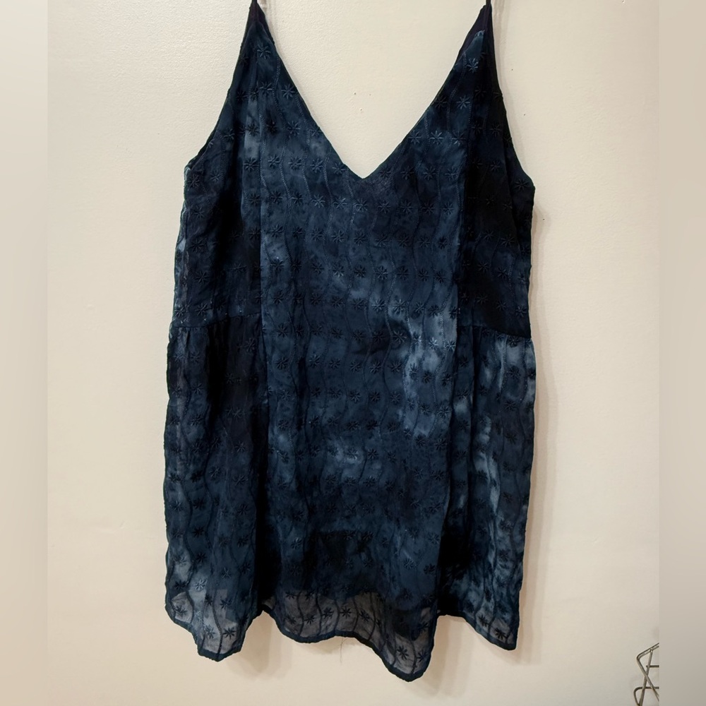 Chic Navy Blue Mini Dress